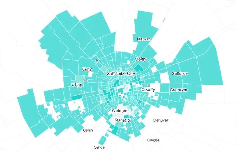 Salt Lake City service area map